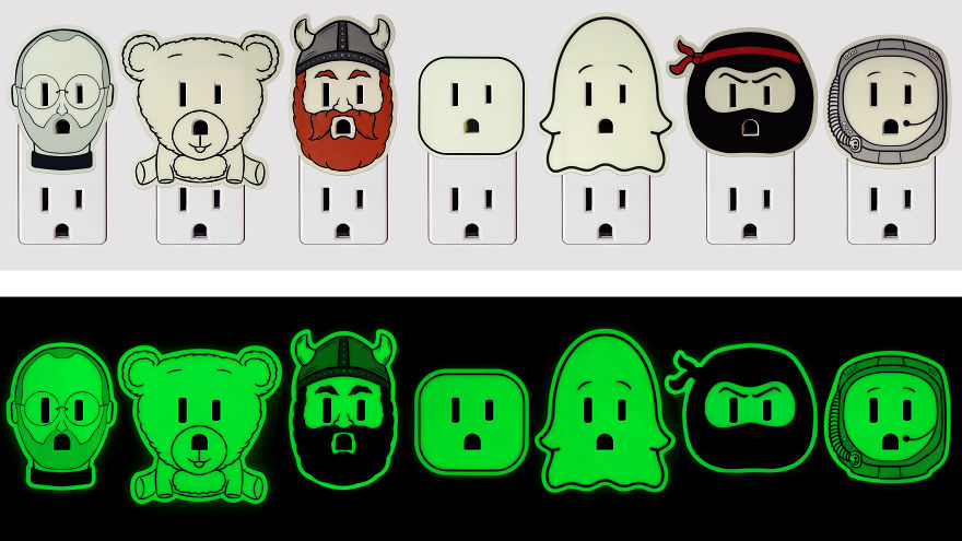 I Made Glow-In-The-Dark Outlet Stickers! I Made Glow-In-The-Dark Outlet Stickers!