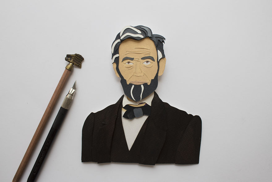 We Created Paper Cut Portrait Of Some Famous Personalities From History And Cinema We Created Paper Cut Portrait Of Some Famous Personalities From History And Cinema