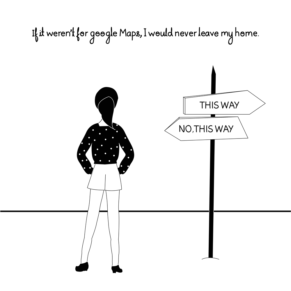 Drawing My Daily And Never Ending Anxieties In Black & White