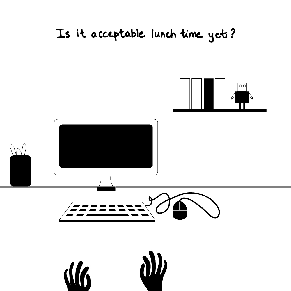 Drawing My Daily And Never Ending Anxieties In Black & White