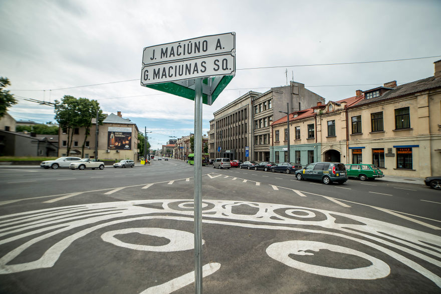 There's A Square You Can't See Or Enter In Kaunas, Lithuania There's A Square You Can't See Or Enter In Kaunas, Lithuania