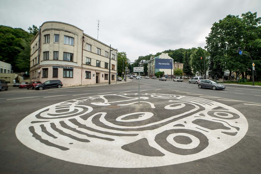 There's A Square You Can't See Or Enter In Kaunas, Lithuania There's A Square You Can't See Or Enter In Kaunas, Lithuania