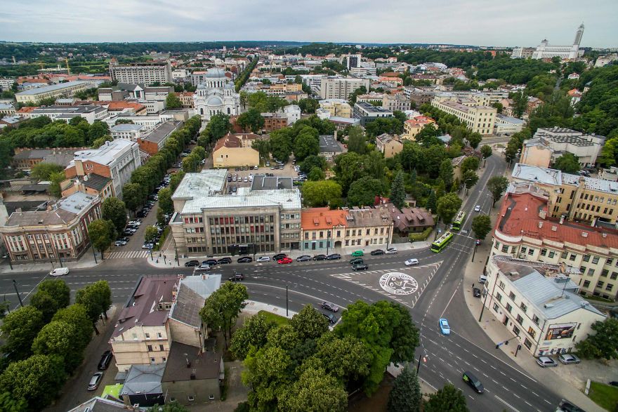 There's A Square You Can't See Or Enter In Kaunas, Lithuania There's A Square You Can't See Or Enter In Kaunas, Lithuania