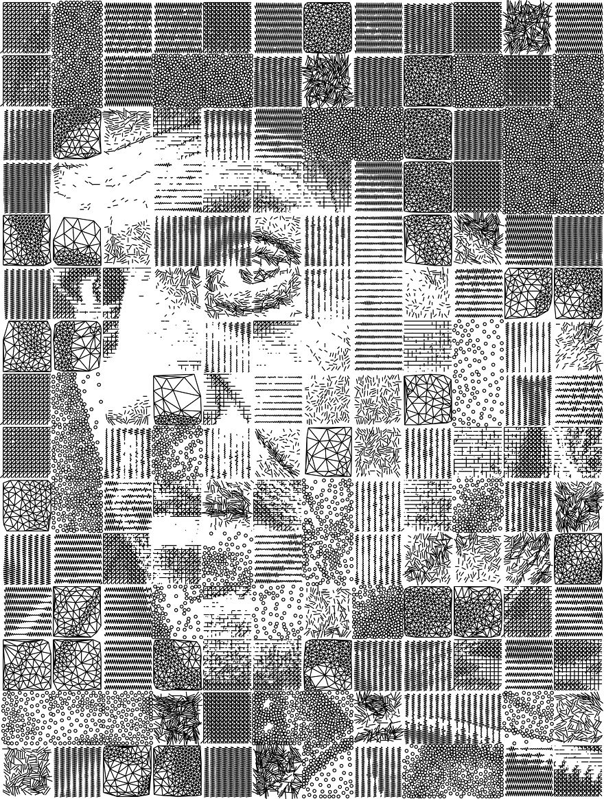 I Wrote An Algorithm That Transforms Photos Into Mosaics, And My Bot Draws Them For Me