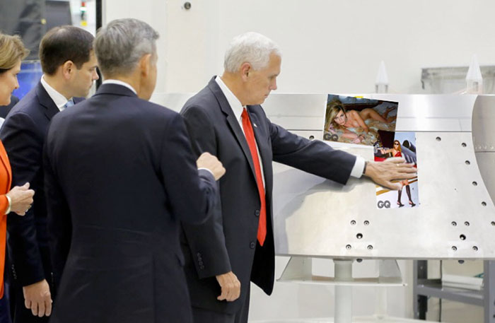 Mike-pence-do-not-touch-nasa-space-flight-hardware-florida