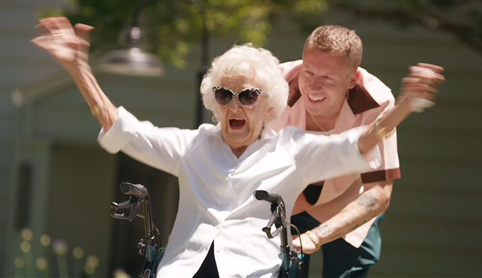 The Internet Is In Love With Macklemore’s Gift To His Grandma On Her 100th Birthday The Internet Is In Love With Macklemore’s Gift To His Grandma On Her 100th Birthday