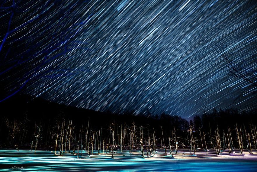 Blue Pond The Stellar Sky