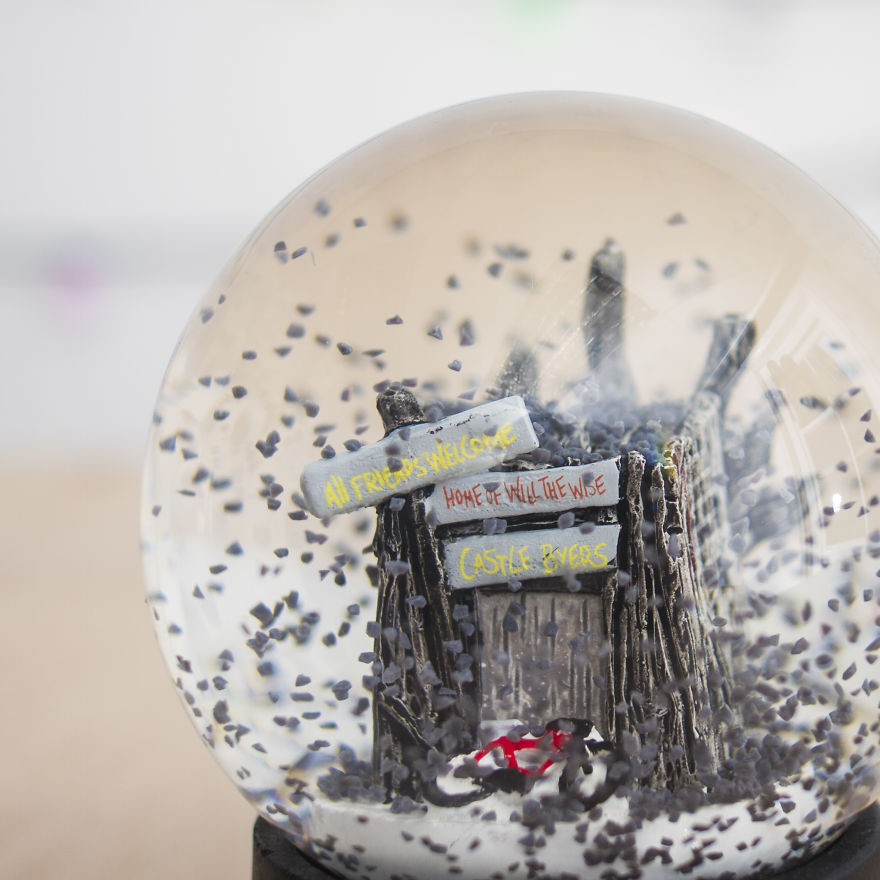 Escape The Wrath Of The Demogorgon With The Upside Down Snow Globe