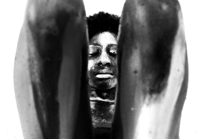 I Photographed Subjects With Paint Peeling Away Their Ego