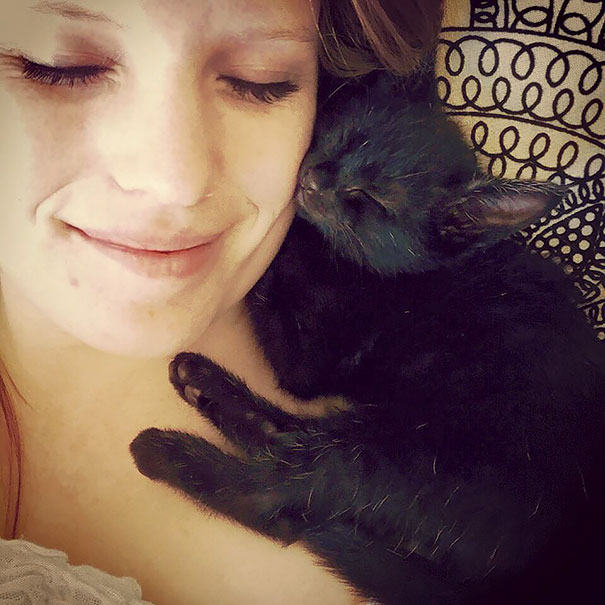 Rescued This Little Guy From A Harsh Freeze. Now We Wake Up Like This Every Morning