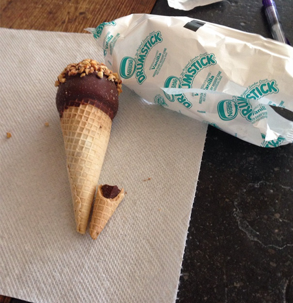 My Little Sister's Drum Stick Came With An Extra Bottom