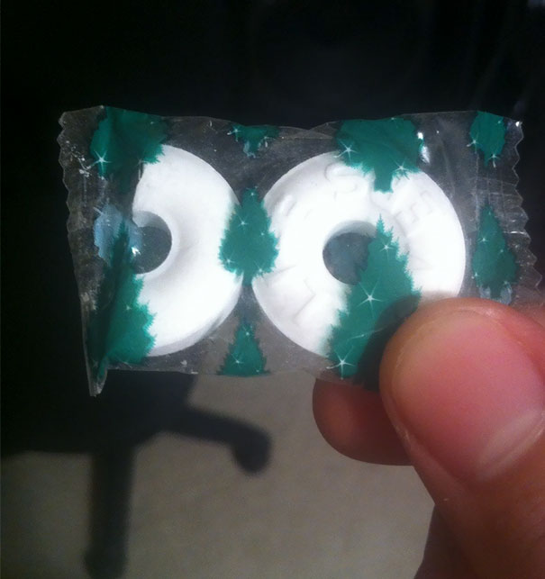 I Got An Extra Half Of A Lifesaver In An Individual Pack