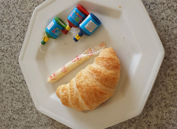 Mothers Day Breakfast In Bed, Prepared By 5 Year Old