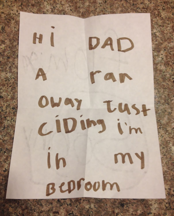 Woke Up To This Note From My 6-Year-Old