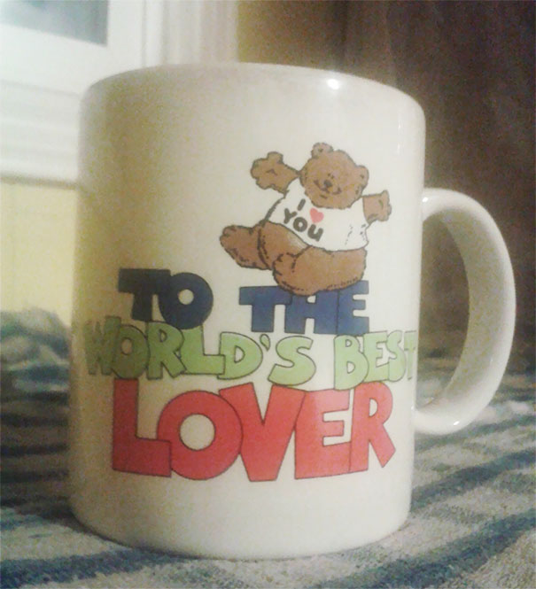 When I Was 4, I Bought This For My Dad For Father's Day. 32 Years Later I Am Understanding Why The Shop Clerk Was Being So Weird About It