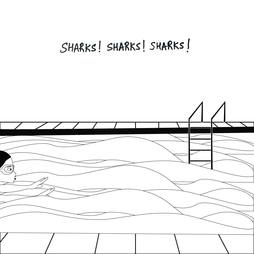 Drawing My Daily And Never Ending Anxieties In Black & White