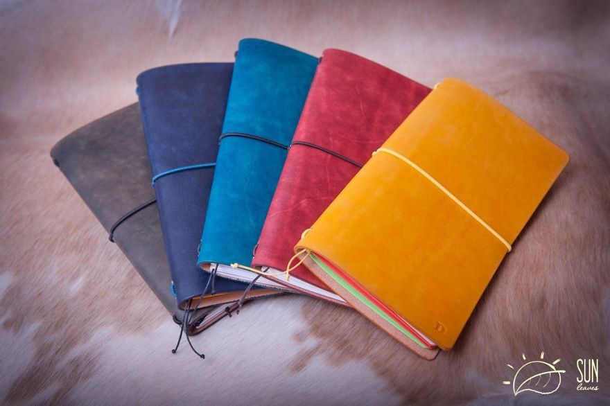 We Made A Hand Dyed Travelers Notebooks From Genuine Leather. Rainbow Of 22 Vivid Colors We Made A Hand Dyed Travelers Notebooks From Genuine Leather. Rainbow Of 22 Vivid Colors