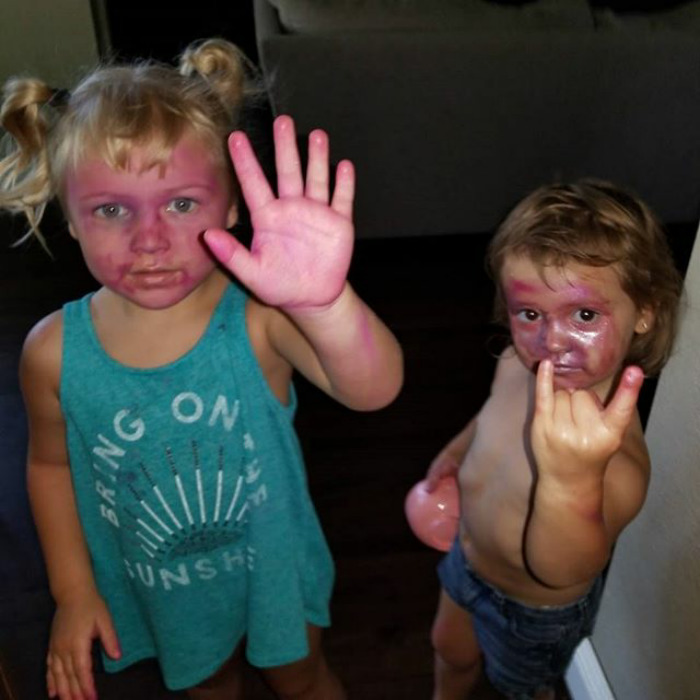 Oh Yay Me! The Girls Were Being Sweet Angels Playing So Nicely Together In The Other Room And Now I Know Why!