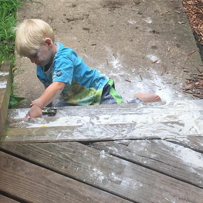 When You Accidentally Leave Flour Outside