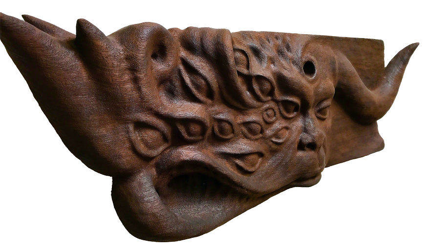 Ayahuasca Visions Showed Artist An Ancient Woodworking Technique That He Is Now Using To Produce Unique Wood Sculptures