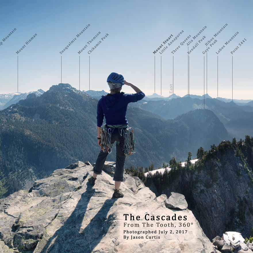 I Labeled 77 Peaks And Landmarks In This Huge Panorama