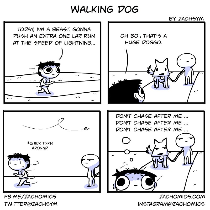 Some People Walk Their Police Dog