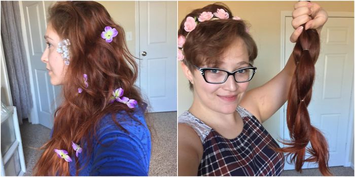 18" Donated To Pantene Beautiful Locks