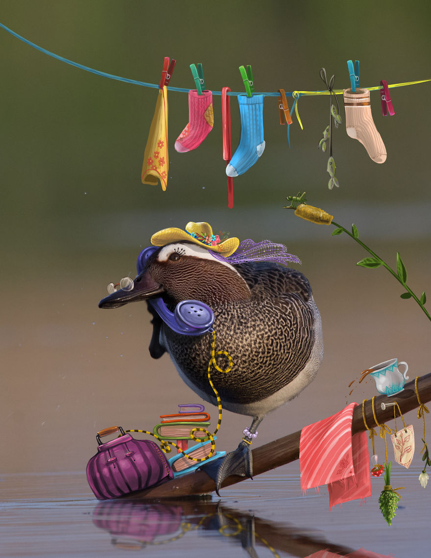 Be Birds 2.0: What Happens When The Two Artist Combine Their Skills To Create Fun Art ?