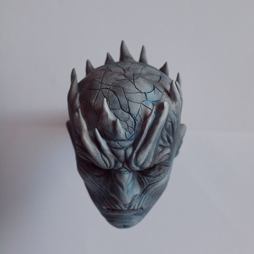 I Created The Night King Of Game Of Thrones From Clay I Created The Night King Of Game Of Thrones From Clay
