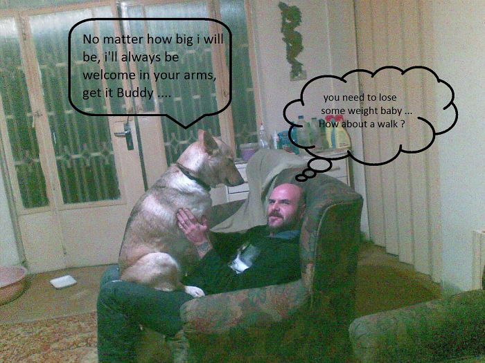 She Is Four Years Old Now, And Still Enjoys Sitting On Me, Instead Of Sitting Anywhere Else :)