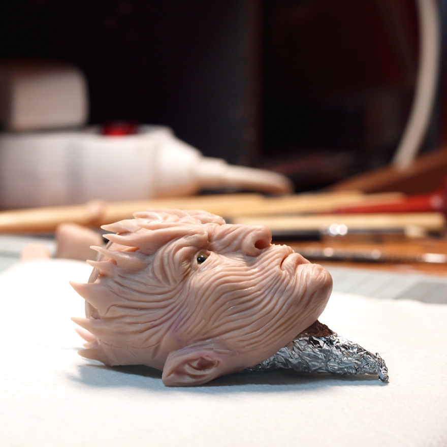 I Created The Night King Of Game Of Thrones From Clay I Created The Night King Of Game Of Thrones From Clay