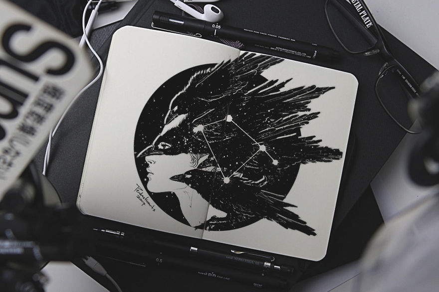 Stellar Series - The Raven "Corvus Constellation"