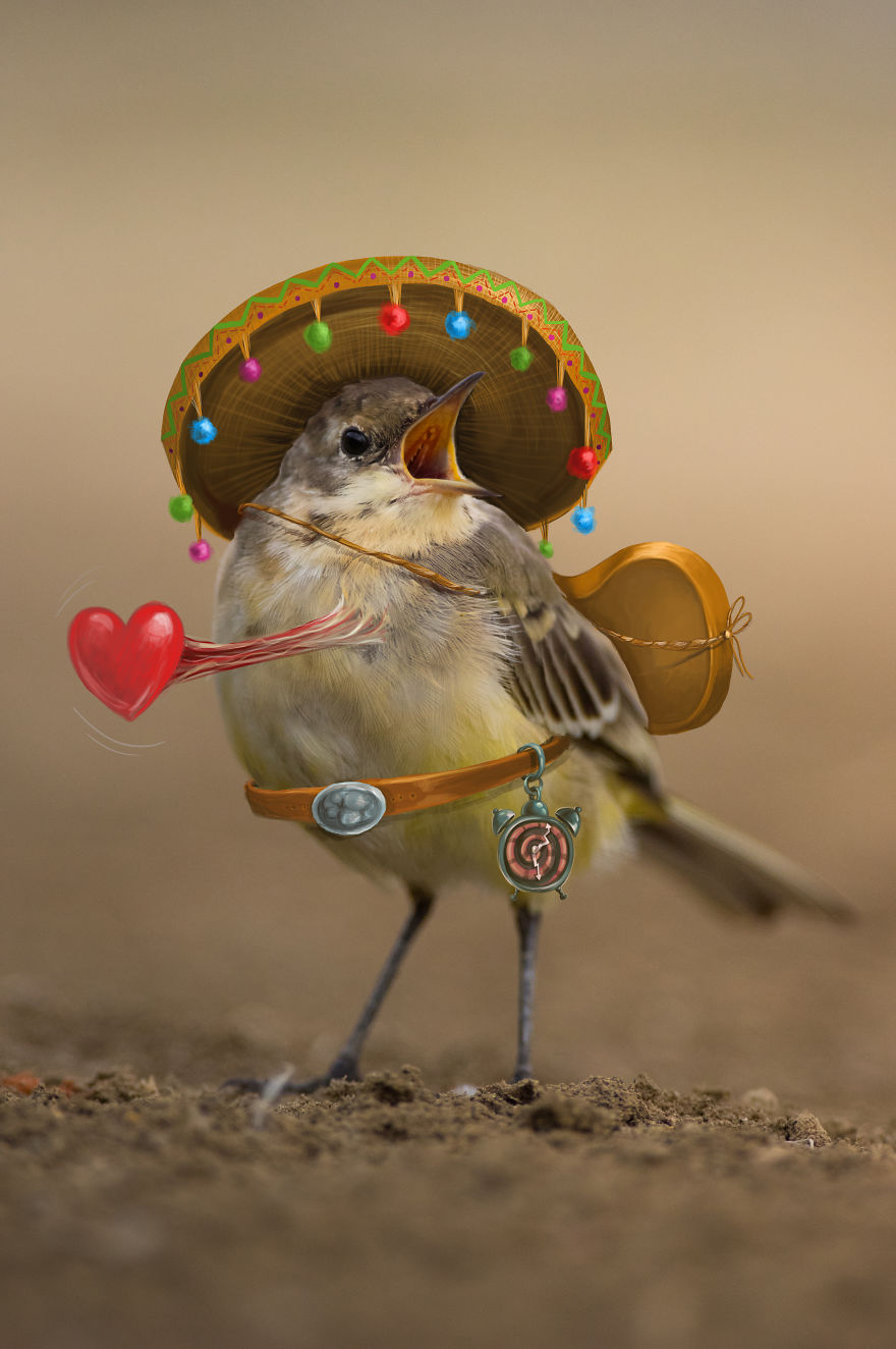 Be Birds 2.0: What Happens When The Two Artist Combine Their Skills To Create Fun Art ?