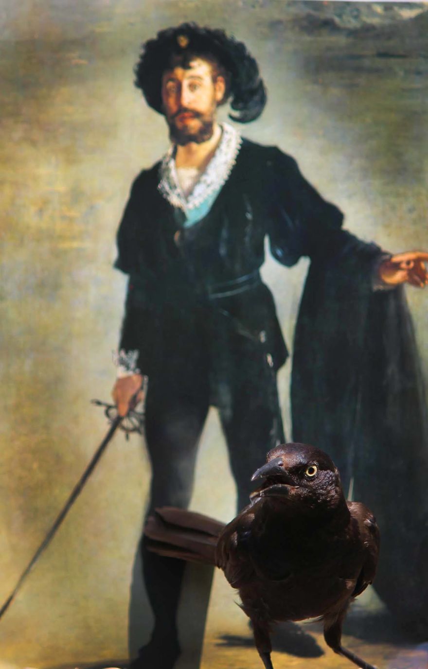 Artist Changes The Backdrop Of Her Birdhouse To Transform The Narrative Of How We View Art.