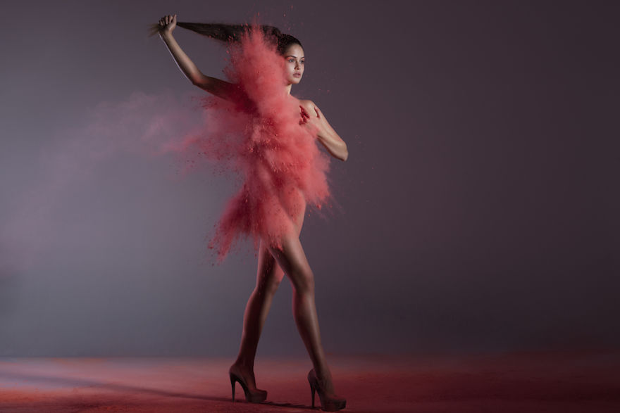 I Dressed Models In Sand, Water, Fire, And Wind I Dressed Models In Sand, Water, Fire, And Wind