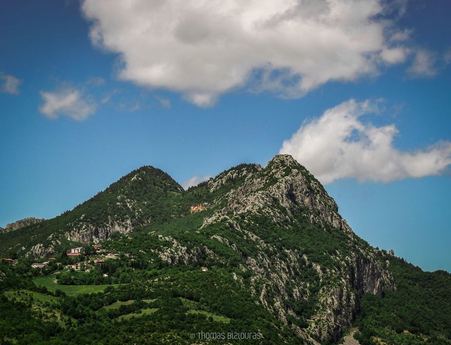 They Say That The Face Of Zeus Is On The Top Of This Greek Mountain!