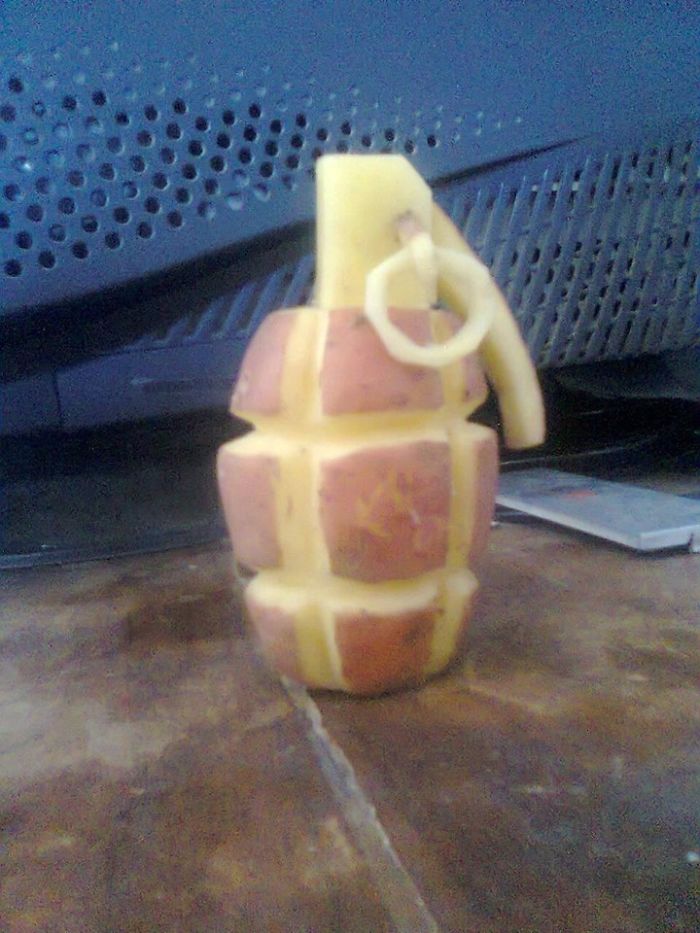 Mom Asked Me To Peal Some Potatoes , I Did This 😂