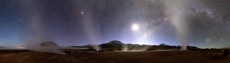 Night At Tatio Geysers ©2014 Jm Lecleire