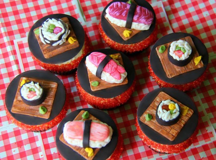 Sushi Cupcakes