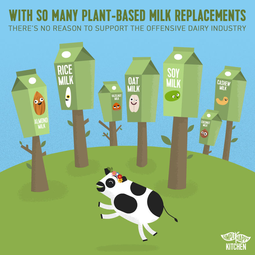 10+ Illustration That Will Change Your Mind About Veganism