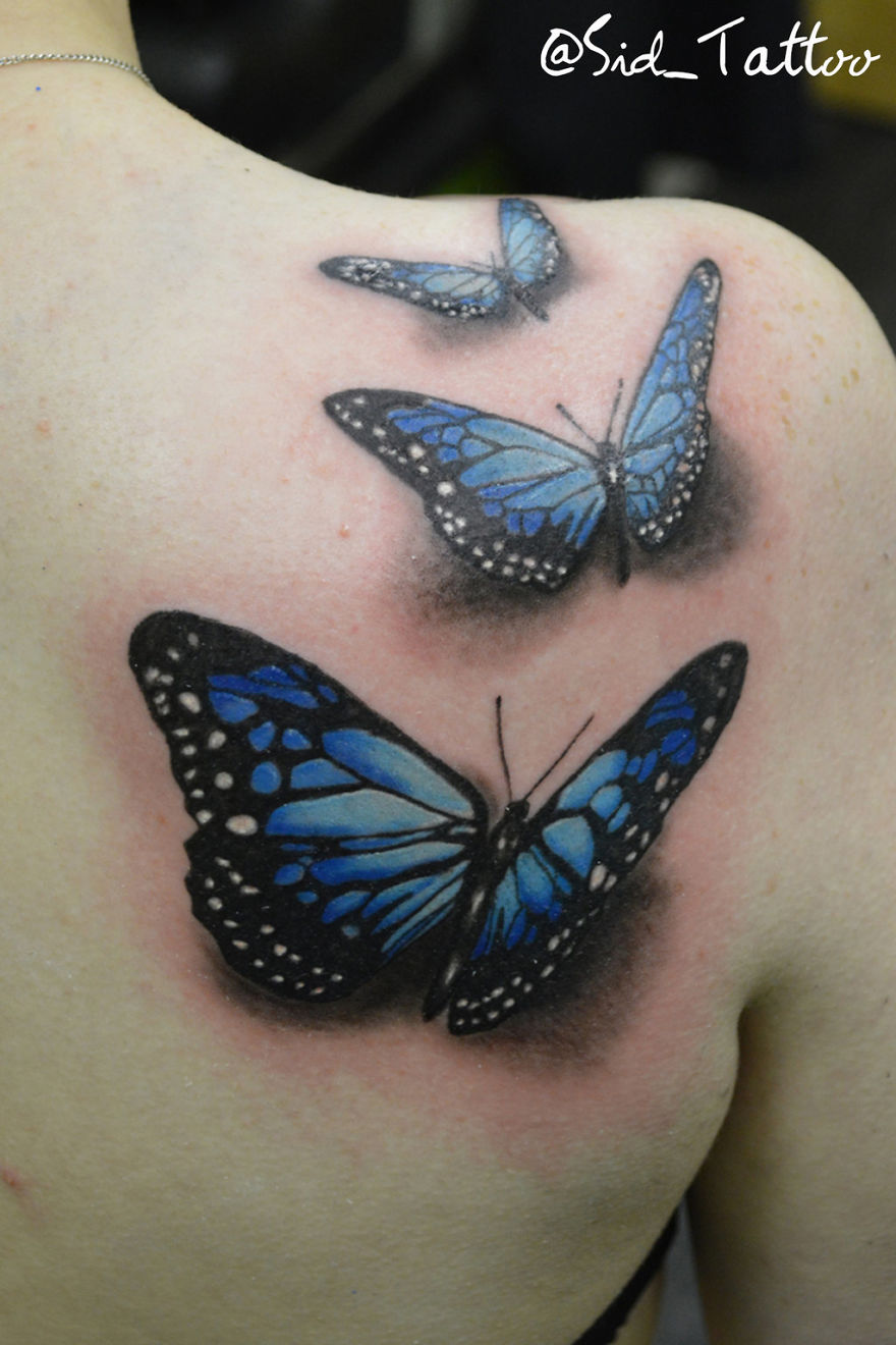 Gorgeous Butterfly Tattoos! A Great Choice For Women!