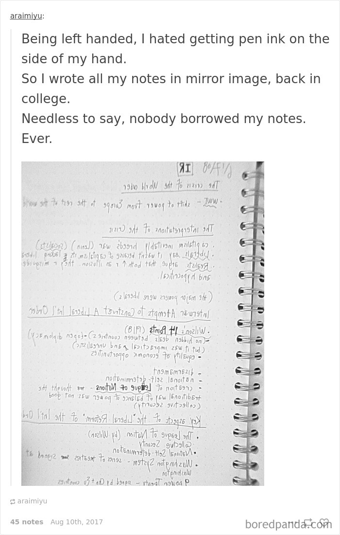 Funny-left-handers-problems