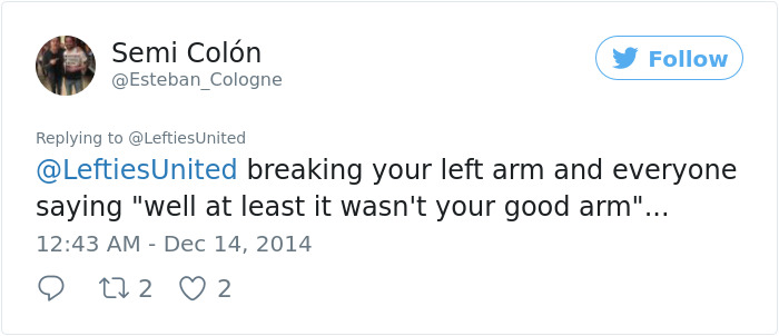 Funny-left-handers-problems