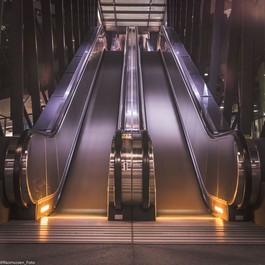 Escalator Long Exposure