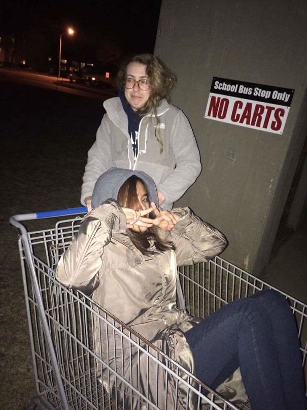 Grocery Shopping Turned Into Protest