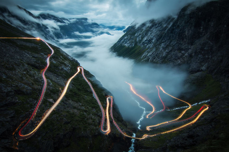Long Exposure Of Road