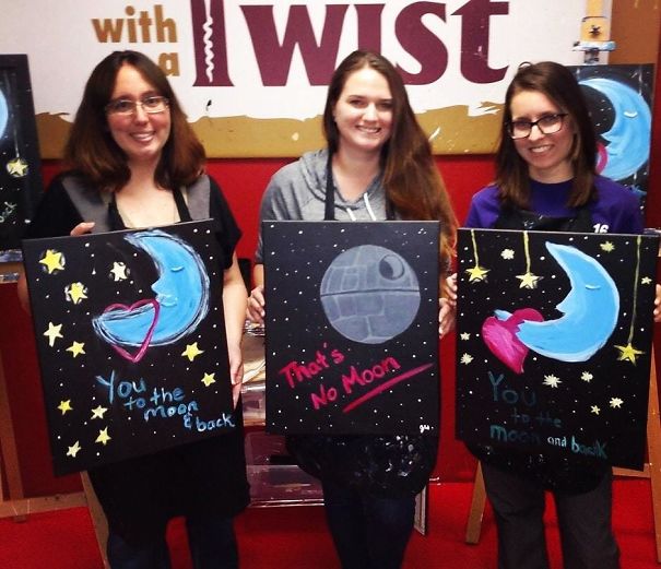 I Was Quite The Rebel At Tonight's Paint Night