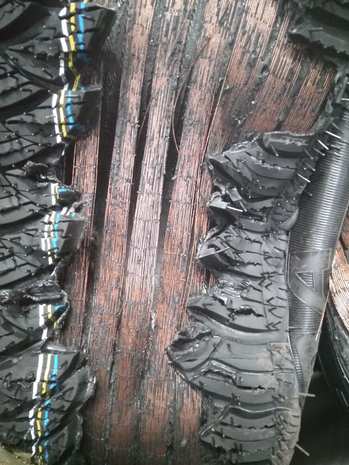 If You Ever Wondered, What Does A Tire Look Like From The Inside