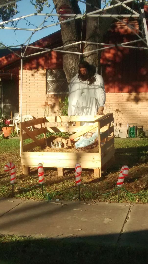 This Was In Our Neighbors Front Yard