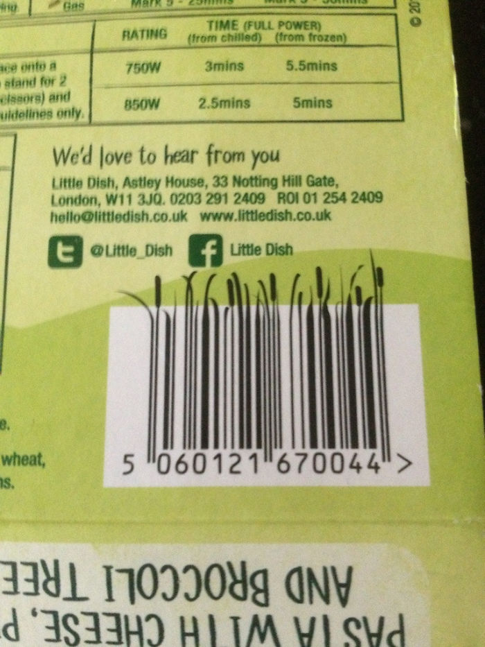 Was Just Serving My Boys Dinner And Noticed This Cool Thing They Had Done To The Barcode